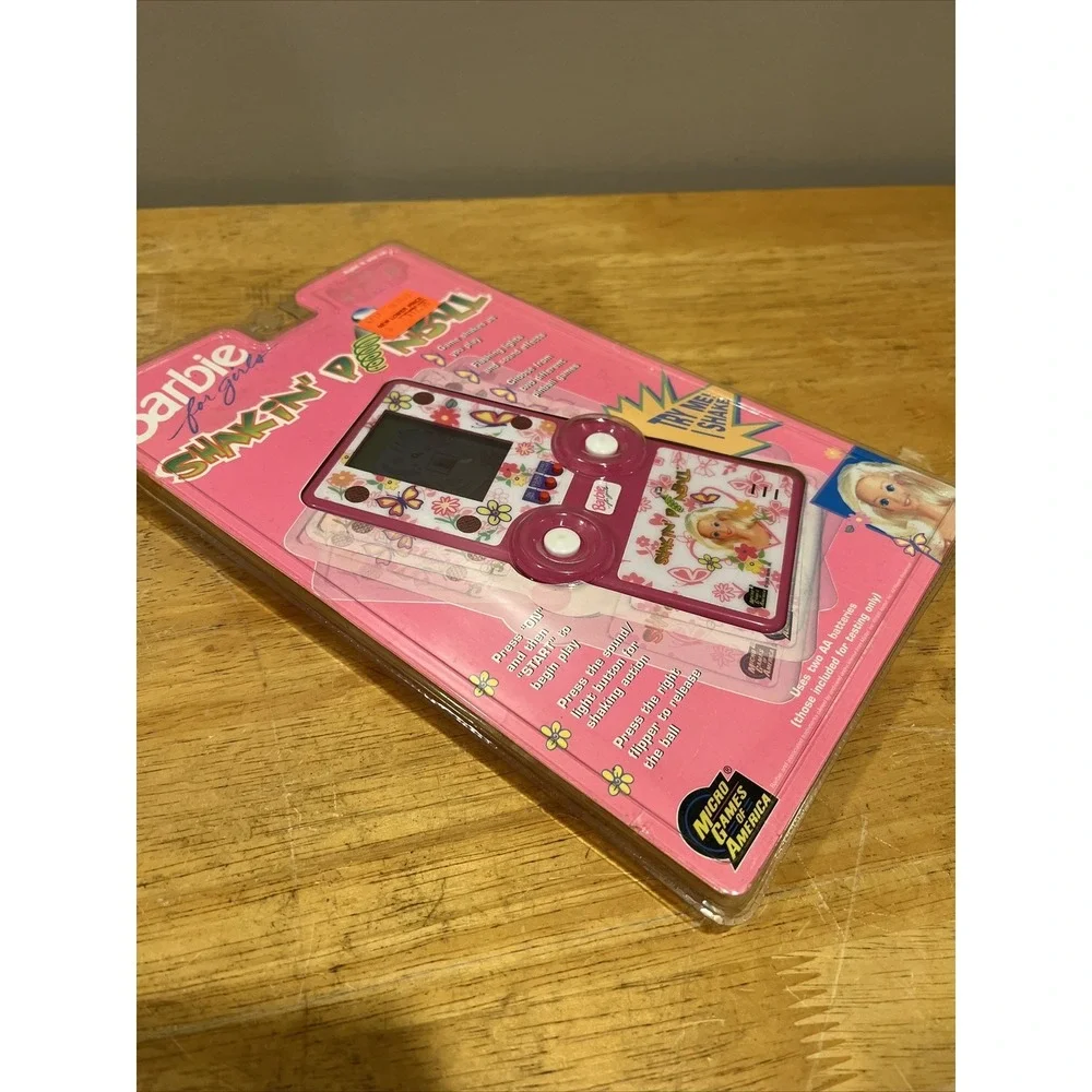 1995‎ Mattel Barbie Shakin' Pinball Micro Games Of America Electronic Handheld